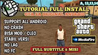 TUTORIAL LENGKAP CARA PASANG GTA SA ANDROID • SUPPORT ANDROID 12, 13, 14 | TERBARU 2024 | FIX GTA SA
