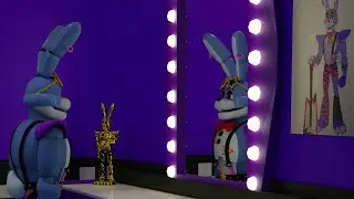 Security Breach But It's Glamrock Bonnie ... FNAF SECURITY BREACH