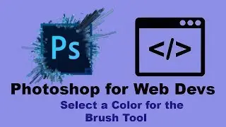 How to Select a Color for the Brush Tool in Photoshop CC 2017/2015