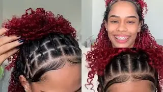 Ideias de penteados para cacheadas!❤️‍🩹😍  (penteados da @allanamenezzes)