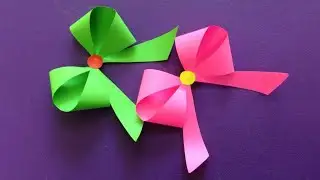 Paper Decorations: How to make Easy Paper Ribbons [4K]
