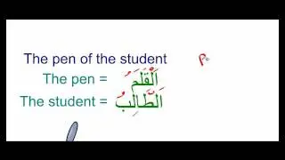 Arabic Grammar: Lesson 7; Al-Idafah (Possession)