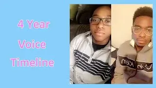 4 YEAR ON T VOICE TIMELINE | FTM TRANSMAN VOICE CHANGE HRT