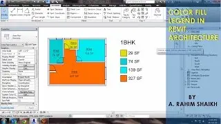 Color Fill Legend in Revit Architecture