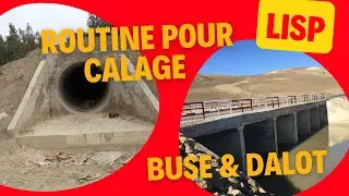 CALAGE DES OUVRAGES -UNE ROUTINE LISP  POUR FACILITE LA TACHE