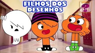 Como seriam os filhos dos personagens de desenhos animados
