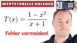 So geht es: Wertetabelle erstellen