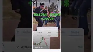 Шорт индекса Nasdaq +2400$ . Полный разбор сделки будет на ютубе#трейдинг #cme #обучениетрейдингу