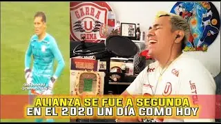 Alianza was relegated to the second division in 2020 on this day.