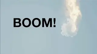 Biggest rocket ever Boom! Starship launched and then made a huge fireworks show!