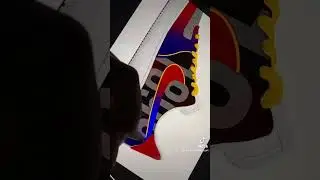 Así se verían unas air Force 1 del Barça!!