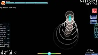 osu! | Donkey Kong | VINXIS - Sidetracked Day (Short Ver) [Distracted] +HR 99.38% 1xSb #1 513pp