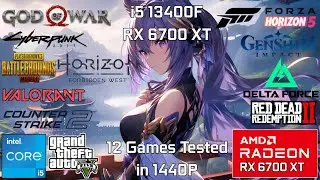 RX 6700 XT + i5 13400F : Test in 12 Games | RX 6700 XT Gaming