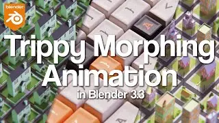 Morphing Grid Effect | Blender 3.3 Tutorial