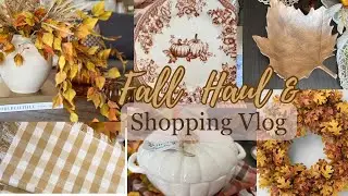 PART 2 Fall Haul & Shopping Vlog + Styling tips! Fall Home decor Haul, Cozy Fall Haul and shopping