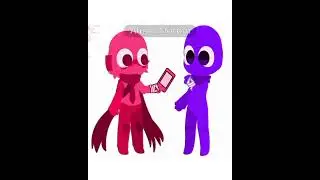 БошБош и его личный чокопай 💋💋💋💋 #roblox #rainbowfriends #animation #gachaclub