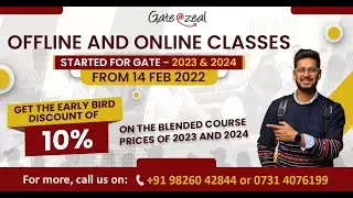 Admissions Open for Offline and Online Classes | Gate at Zeal