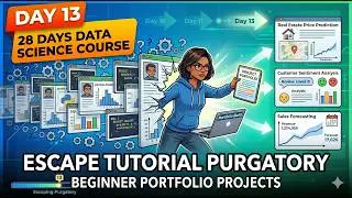 Day 13: Escaping Tutorial Purgatory – Beginner Portfolio Projects