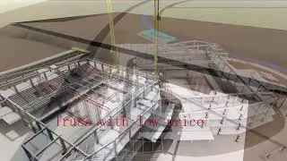 Long span indoor swimming pool steel structure wild roof canopy