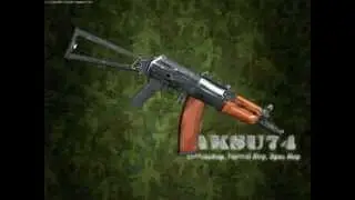 LowPoly AKSU74 3336 polys
