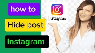 How to  hide post on Instagram  কিভাবে ইন্সটাগ্রাম এর পোস্ট গোপন করবেন @JJSolution8