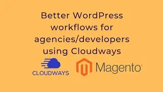 Better WordPress workflows for agencies/developers using Cloudways