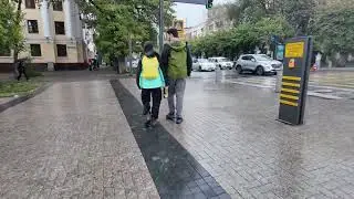 Strolling Beyond Astana • Rainy Autumn Day • Urban Walk in Almaty • October 2025