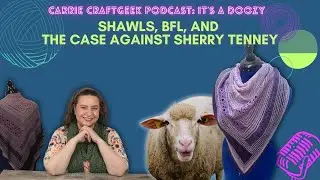 Carrie Craftgeek Knitting Podcast: Case Against Sherry Tenney Update, High Sierra Shawl and BFL Spin