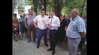 Собрание в Головановке 28 07 2017 о запрете карьера и движения самосвалов через Криничное