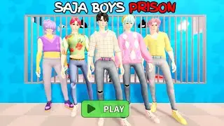 SAJA BOYS! KPOP DEMON HUNTERS PRISON RUN! roblox! Gameplay Walkthrough No Death 4K