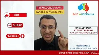 PTE NAATI & IELTS Coaching - PTE MISCONCEPTIONS #ptetipsandtricks  #pteexam #naati #ielts