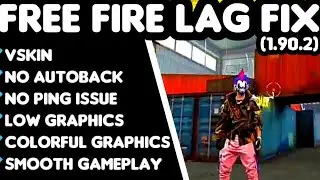 free fire vskin lag fix config file today||1.90.2|| 