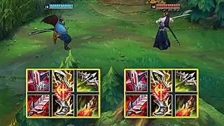 YASUO vs YONE FULL BUILD FIGHTS - League of Legends