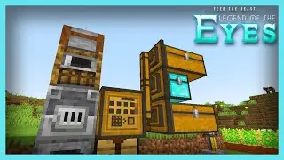 FTB Legend of the Eyes | Tom's Simple Storage Mod & Sky Village! | E04 | 1.19.2 Fabric Modpack