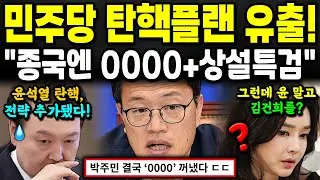 민주당 '0000+상설특검'으로 윤석열 끝낸다? 오늘 자 박주민 의원 천기누설 나왔다;; 그런데 여기서 재밌는 역발상이?