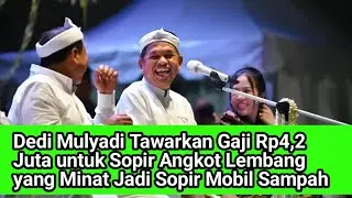 Dedi Mulyadi Tawarkan Gaji Rp4,2 Juta untuk Sopir Angkot Lembang yang Minat Jadi Sopir Mobil Sampah
