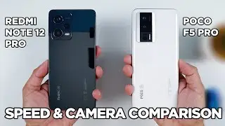 Redmi Note 12 Pro vs POCO F5 Pro SPEED TEST & CAMERA Comparison | Zeibiz