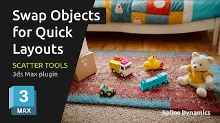 How to Use Switch Places in Scatter Tools for 3ds Max | Quick Layout Tutorial