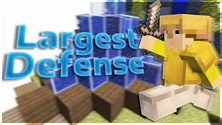 I Built The BIGGEST Bed Defense In Bedwars!
