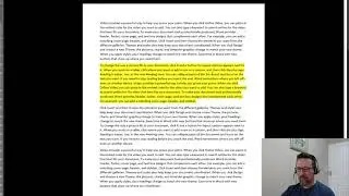 Level 1 Word Lesson 6: View options in MS Word