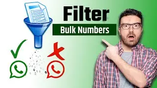 How to filter whatsapp registerded or unregistered bulk number | bulk number filter software