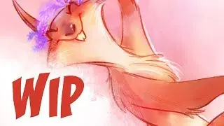 WIP - Squirrel in Adobe Photoshop