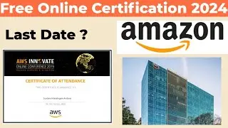 How to get AWS certificate | Free courses online with Certificate 2024 | AWS free Certification