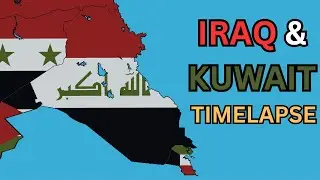 Iraq & Kuwait - Huge Scale World Flag Map [Part 14] [Minecraft]