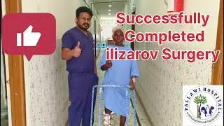 ilizarov Surgery -Saving Limbs #mancherial #pallawihospital #orthopaedichospital #limbsalvage #viral