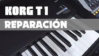 Korg T1 Reparar potenciómetro de volumen, sólo se oye el audio por un canal
