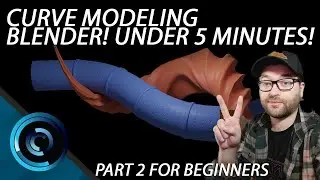 Curve Modeling in Blender! | UNDER 4 MINUTES!