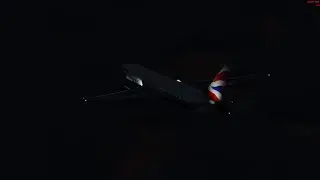 BAW185 landing at Newark Liberty (KEWR) | -130fpm | PMDG 777-200ER (P3Dv5)