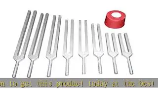 Radical Therapeutic Harmonic Spectrum Set of 8 Tuning Forks to Enhance 5 Human Senses