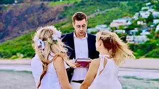 A Breathtaking Same-Sex Beach Wedding in Cape Town 💍🏳️‍🌈